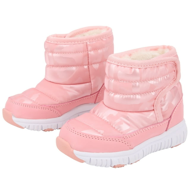Kids Winter Shoes Kids Snow Boots Girls Winter Boots Cold Weather Snow Boot Snow Boots Kids Winter Shoes Fashionable Waterproof Non Slip Keep Warm Snow Boots For Boys Girls