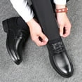 thumbnail image 3 of Mens Dress Shoes, Black Oxford Dress Shoes for Men Classic Lace-ups for Work and Formal Dressing, 3 of 9