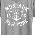 thumbnail image 3 of Instant Message - Montauk New York -Women's Short Sleeve Graphic T-Shirt, 3 of 6