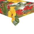 thumbnail image 2 of BSDHOME Flora Cotton Linen Tablecloth 60x104 inches Tablecover Desk Table Cloth For Dining Room, Tea Table, Picnics, Parties, 2 of 5