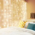thumbnail image 4 of AMERTEER 3m*3m 300 LED Curtain Lights String USB Powered Waterproof Twinkle Wall Lights, 4 of 5