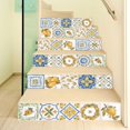 thumbnail image 3 of 6 uds., pegatina para escalera de suelo de azulejo de frutas, decoración de Pvc para baño y cocina, calcomanías murales impermeables, papel tapiz artístico, 3 of 5
