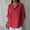 #3_Red, variant on Linen Tee Shirts for Womens Henley Neck Tee Long Sleeve Tops Button Down Comfort Casual Tunics Blouses Relaxed Fit Tunic Tops Bussiness Offic Work Outfits 2025 Summer