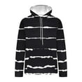 thumbnail image 4 of S-5X Big & Tall Hoodies for Men Plus Size Pullover Fleece Lined Sweatshirts with Front Pocket Casual Stripe Printed Thermal Warm Athletic Hoodie Tops, 4 of 4