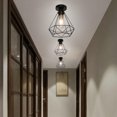 thumbnail image 4 of Wide Applications Semi Flush Mount Ceiling Light, Retro Black Industrial Pendant for Cafeteria, Bar, 4 of 5