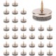 thumbnail image 1 of Almohadillas de fieltro para muebles: almohadillas de fieltro de 24 mm de diámetro para patas de muebles. Protectores de suelo para patas de sillas de 5 mm de grosor. Las almohadillas para, 1 of 5