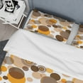 thumbnail image 4 of Designart 'Orange and brown retro circles' Vintage Duvet Cover Set, 4 of 4
