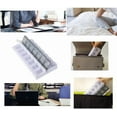thumbnail image 4 of (2 veces al día) Organizador de pastillas semanal - 7 días - mañana y noche - organizador de pastillas para medicamentos y vitaminas, apertura a presión - Blanco y negro, 4 of 5