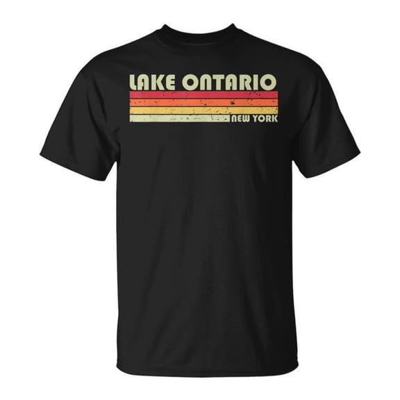 Lake Ontario New York Fishing Camping Summer T-Shirt Size S-5XL