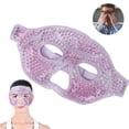 thumbnail image 2 of Reusable Cooling Eye Pack Eye Hot Cold Compress Gel Pack Migraines Stress Relief PackPurple, 2 of 5