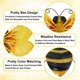 thumbnail image 3 of 2PCS Metal Bee Wall Art Bee Outdoor Decor Hanging Garden Wall Decor, 3 of 5