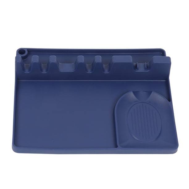 Toystoory Soporte para cuchara, espátula de silicona, estante de almacenamiento, 6 ranuras para colgar utensilios, suministros de cocina, gris Cocina y Comedor No.06 Toystoory HA004432-06B