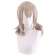 thumbnail image 1 of Peluca corta para cosplay, rubia, con flequillo lateral, 35 cm, fibra sintética, 1 of 3
