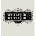 thumbnail image 2 of Beetlejuice Beetlejuice Black Sign Logo Adult Sand Long Sleeve Hoodie-XL, 2 of 6