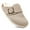 Grey, variant on Atlas Fur Women’s Genuine Leather Fur Lined Clogs with Arch Support – Cozy Suede Mules with Cork Footbed, Wool Lining & Adjustable Buckle for All-Day Comfort