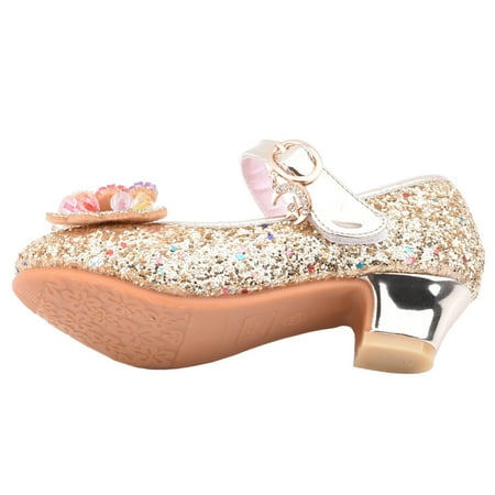 

Quealent Baby Girl Shoes Baby Booties Unisex Booties Non-Slip Toddler First Walkers Warm Shoes House Slippers for Baby Boys Gold 6.5 Years