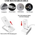 thumbnail image 3 of Book Reading Light USB Rechargeable Bookmark Light LED Clip on Book Lights Reading Lights for Books in Bed Small Book Light for Kids 2 Brightness Adjustable for Eye Protection White, 3 of 8