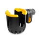 thumbnail image 2 of Soidarity Portavasos para cochecito, ajustable, Universal, para cochecito, estante de almacenamiento para botellas, organizador de plástico Ciclismo Amarillo negro, 2 of 6