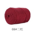 thumbnail image 1 of Nvzi Hilo para ganchillo - Suave y fácil de trabajar, ideal para bufandas, gorros, mantas y proyectos de bricolaje - Hilo premium para ganchillo, perfecto para principiantes y expertos, rojo oscuro, 1 of 5