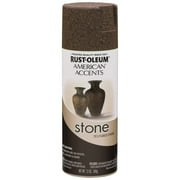Rust-Oleum American Accents Stone Textured Spray Finish, Mineral Brown, 12 Oz.