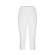 thumbnail image 5 of Capris para mujer, leggings deportivos ligeros, de cintura alta, ajustados, sólidos, para entrenamiento, yoga, correr, color blanco, L, 5 of 5