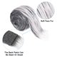 thumbnail image 3 of Uxcell 1 Pcs 4.9ft x 2 pulgadas Tiras de Tela de Piel Sintética Pre-cortadas para Decoración DIY Blanco Gris, 3 of 6