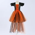 thumbnail image 2 of RIJOPUTY Toddler Dress up Toddler Kids White Princess Dress Baby Girls Magnificent Witch Halloween Rainbow Black Gown Fancy Dress up Party Girls 5t Clothes, 2 of 5