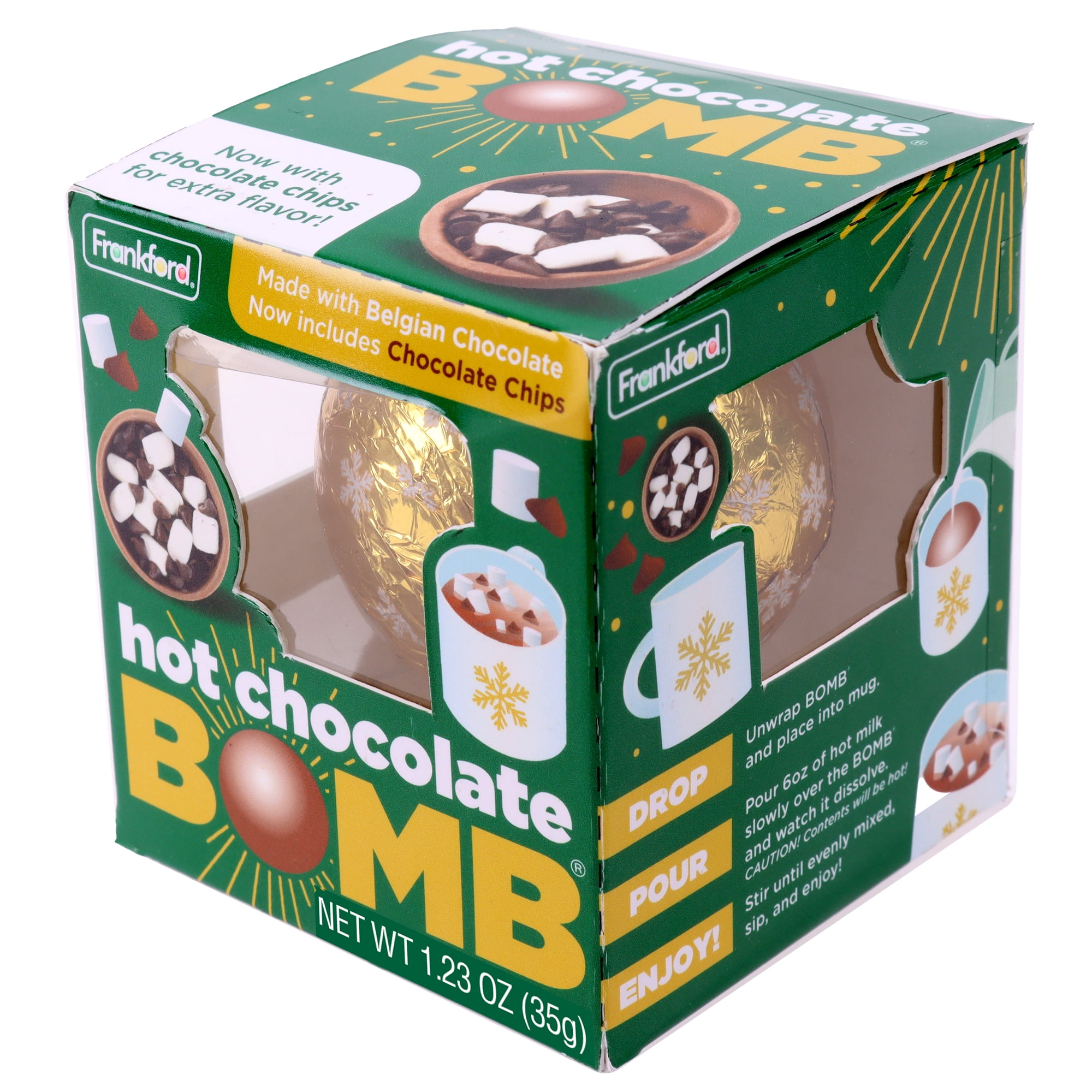 Frankford Original Hot Chocolate Bomb, with Chocolate Chips