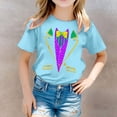 thumbnail image 2 of JTieacloth T-Shirt Décontracté à Manches Courtes et Col Rond Imprimé pour Filles, Tailles 12-13 Ans, 2 of 5