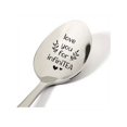 thumbnail image 1 of 1pc Stainless Steel Spoon - Crazy Coffee Lady Spoon Engraved Stainless Steel,Funny Best Coffee Spoon Gifts For Grandma Mom Sister Birthday Anniversary, 1 of 4