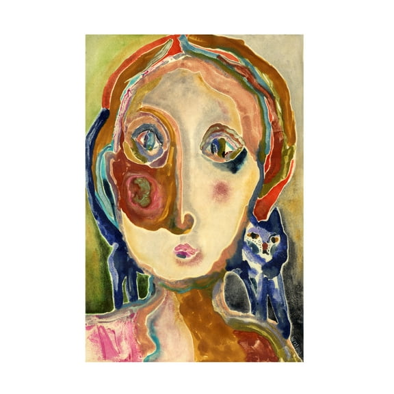 Trademark Fine Art 'Shoulder Hug' Canvas Art by Wyanne