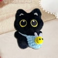 thumbnail image 6 of Soft Plush Keychain Stuffed Animal Toy with Embroidered Smile & Floppy Ears, Adorable Velour Keychain for Backpack Purse Gift Bag Decoration, Cute Collectible, 6 of 6