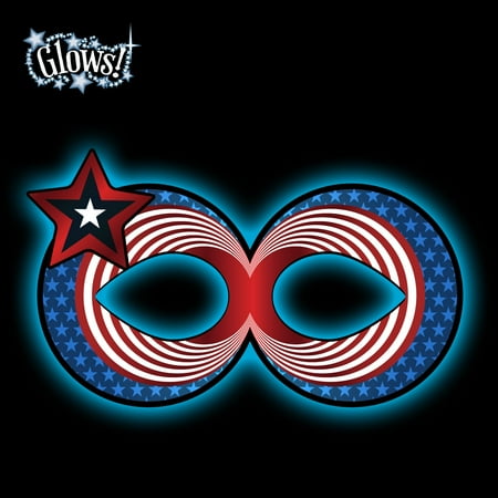 glow stick flag eye mask blue walmart com