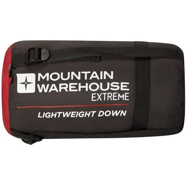 Mountain Warehouse Extreme Lightweight Down Sleeping Bag Red