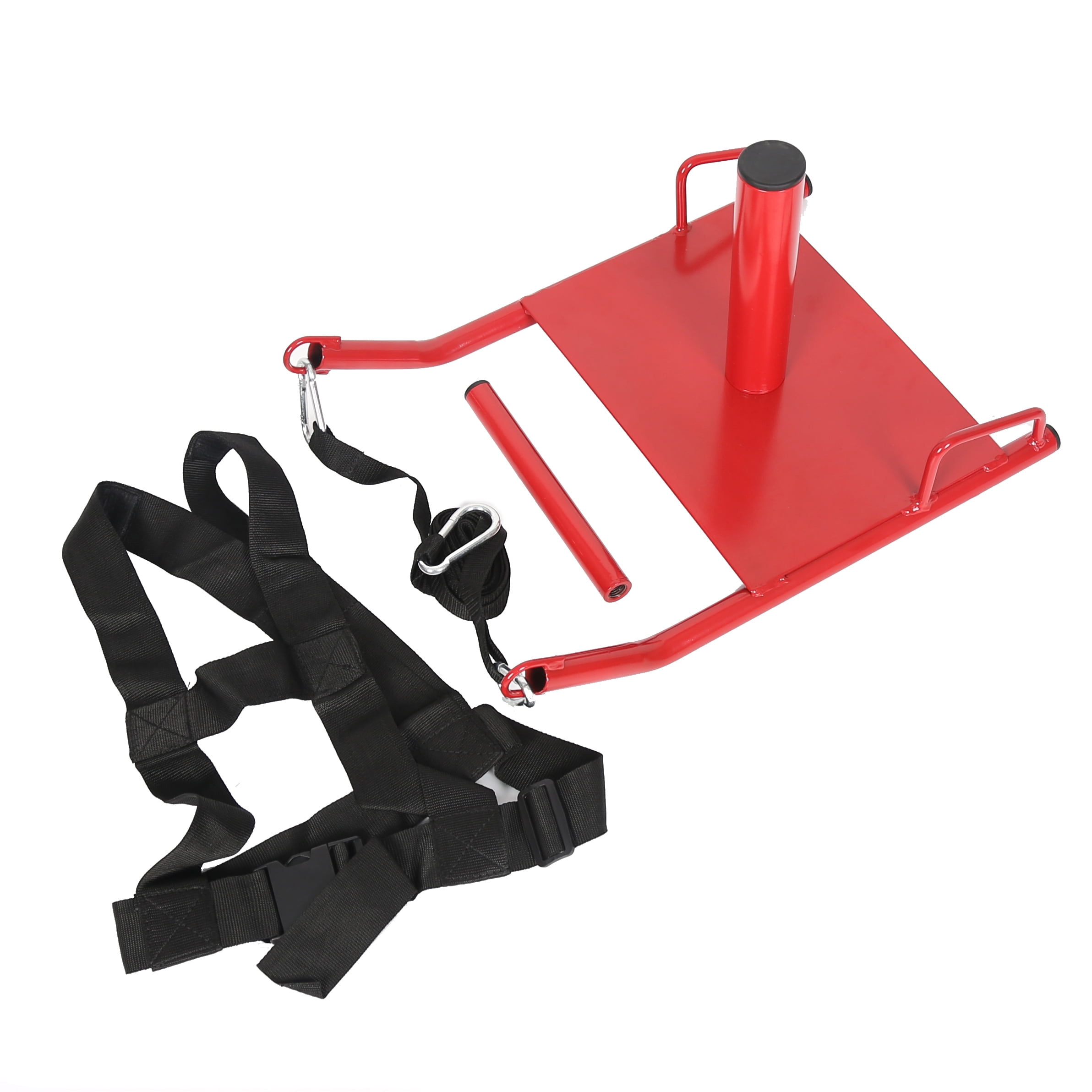 KOJEM Fitness Sled Training Sled Padded Harness Trading Power Running Speed Sled Weighted Drag Sport Power Sled for Athletic Exercise and Speed Improvement