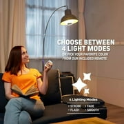SKYLAR LED Color Changing Light Bulb with Bluetooth Speaker – E26 Standard Bulb Socket, 4 Light Modes with Remote Control Operation, Color Changing Bulb for Home, Events, Holiday
