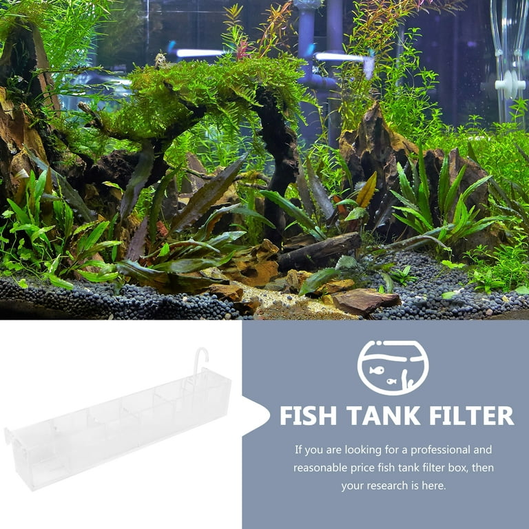Fish Tank Filter External Aquarium Supplies Cleaner Box Acrylic