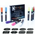 thumbnail image 1 of PENGUIN ART SUPPLIES Vibrant Fine Tip Liquid Chalk Marker Set (8, 3mm), 1 of 6