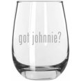 thumbnail image 1 of johnnie Got? Themed Etched 15.25oz Libbey Stemless Wine Glass, 1 of 1
