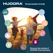 Hudora Scooter up 145 (57) Junior Berry - Lightweight - Age 3+ up to 132lb