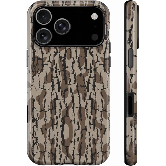 Case for iPhone 17 Pro Case, Camouflage Camo Phone Case for Women Boy Men, Dual-Layer Hard Shell Silicone Cover Aesthetic Protective Design Cases
