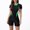 Green, variant on Bathing Suit for Women Short Sleeve Curvy Womens Bikinis Tummy Control Push Up with Print Plus Size Slim Fit Women's Swimsuits Summer Holiday for Confidence and Comfort