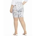 thumbnail image 2 of NYDJ womens  Plus Briella Becca Bouquet Short, 24W, 2 of 3