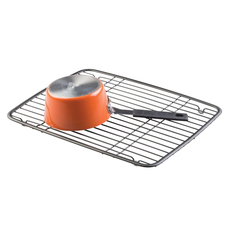 Axis Sink Protector Metal Dish Drainer Grid for Kitchen Sinks Satin, 