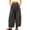 Grey, variant on Women's Polka Dot Wide Leg Pants, Elastic Waist Flowy Casual Trousers, Bohemian Linen Pants Women Brown S
