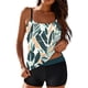 thumbnail image 4 of Trajes de baño para mujer Trajes de baño de dos piezas con espalda de tiras y estampado conservador para mujer Trajes de baño para mujer Trajes de baño para mujer Trajes de baño de moda playera para m, 4 of 7