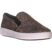 Womens MICHAEL Michael Kors MK Signature Keaton Slip On Sneakers, Bronze, 9 US