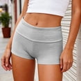 thumbnail image 2 of Women's Folding Waist Solid Color Short Base Low Rise Leggings Footed Leggings for Women M, 2 of 6