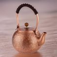thumbnail image 4 of Tetera de cobre violeta de 1,2 l, hervidor de agua de cobre, tetera Fu, tetera para estufas eléctricas, de inducción y de gas, 4 of 7