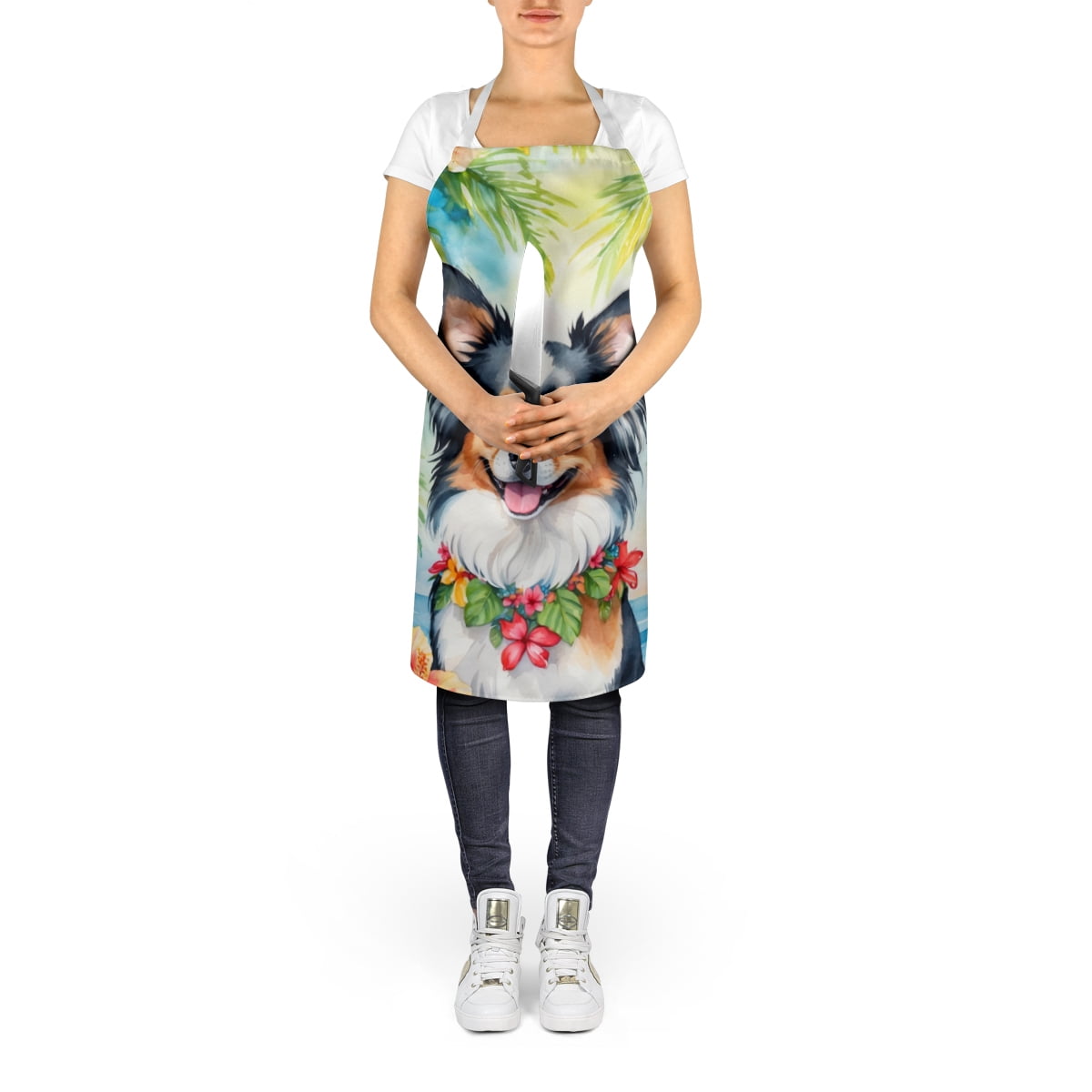 Papillon Luau Apron 27 in x 30 in